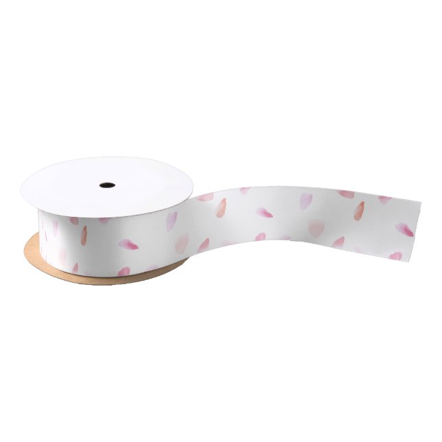 Romantic Rose Petals Satin Ribbon (Spool)