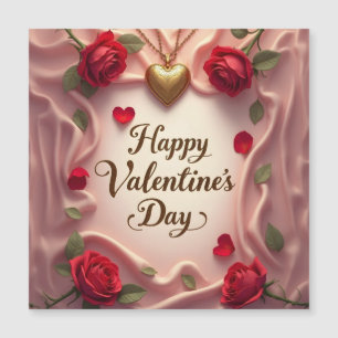 Romantic Roses & Heart Valentine Design