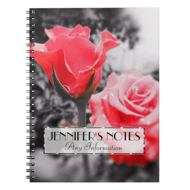 Romantic Roses Notebook (Front)