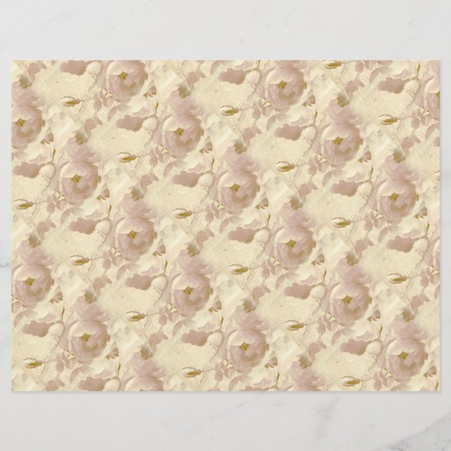 Romantic  roses pale yellow (Front)