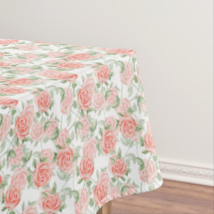 Romantic roses tablecloth