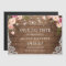 Romantic Rustic Floral String Light Save the Date