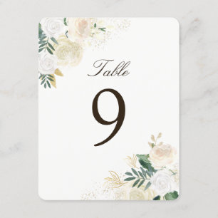 Romantic Rustic Woodland Table Number Cards