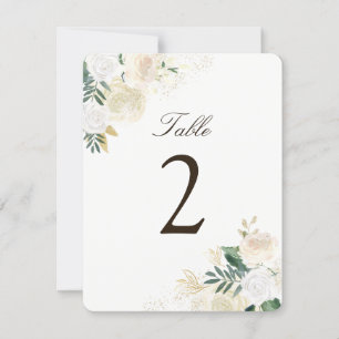 Romantic Rustic Woodland Table Number Cards