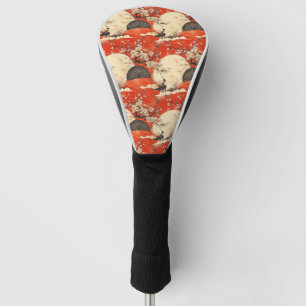 Romantic Sakura Kimono Couple Pattern (1) Golf Head Cover
