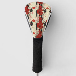 Romantic Sakura Kimono Couple Pattern (4) Golf Head Cover