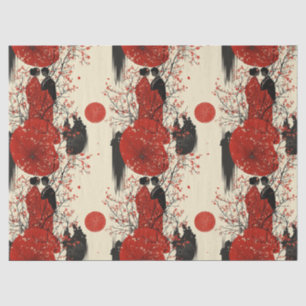 Romantic Sakura Kimono Couple Pattern (4) Tissue Paper
