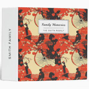 Romantic Sakura Kimono Couple Pattern (5) Binder