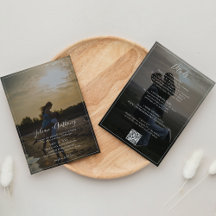 Romantic Script Photo Wedding All in one