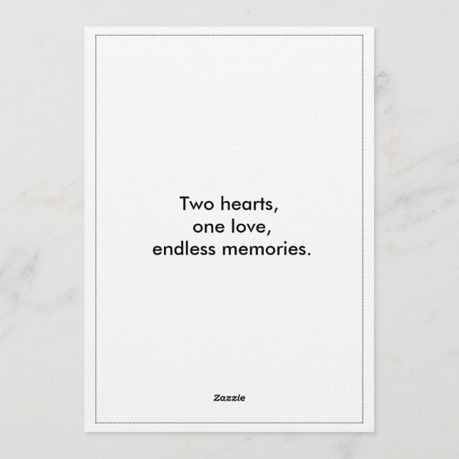 Romantic Script Wedding Invitation – Customizable  (Dos)