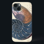 Romantic Seashell iPhone 13 Case<br><div class="desc">Do you live far away from the beach? No problem! Get this romantic seashell painting so you can image yourself sitting on a peaceful beach on a warm sunny day. This piece of art romanticizes the sea and the little waves which will leave you yearning for a visit the beach....</div>