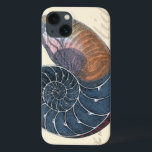 Romantic Seashell iPhone 13 Case<br><div class="desc">Do you live far away from the beach? No problem! Get this romantic seashell painting so you can image yourself sitting on a peaceful beach on a warm sunny day. This piece of art romanticizes the sea and the little waves which will leave you yearning for a visit the beach....</div>