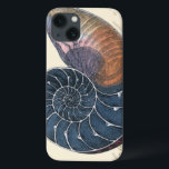 Romantic Seashell iPhone 13 Case<br><div class="desc">Do you live far away from the beach? No problem! Get this romantic seashell painting so you can image yourself sitting on a peaceful beach on a warm sunny day. This piece of art romanticizes the sea and the little waves which will leave you yearning for a visit the beach....</div>