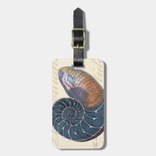 Romantic Seashell Luggage Tag
