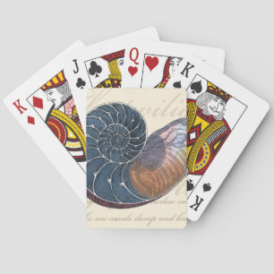 Romantic Seashell Playing Cards