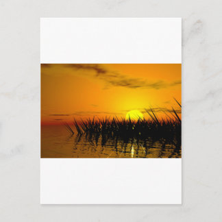 Romantic seashore postcard