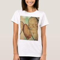 Romantic Soulmate Poem Wood Hearts Graphic T-Shirt
