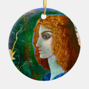 Romantic Spring Pendant Ceramic Ornament