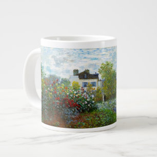 Romantic Spring Wedding Vintage Monet Garden Large Coffee Mug