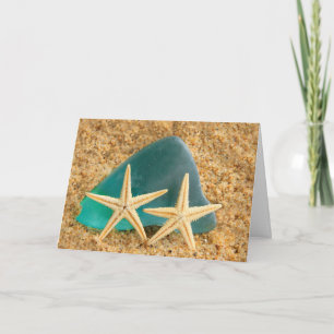 Romantic Starfish Anniversary Card