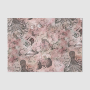 Romantic Steampunk   Antique Vintage Ephemera Tissue Paper