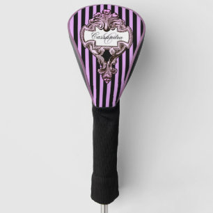 Romantic Steampunk Goth Personalized  Golf Head Cover
