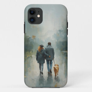 Romantic Stroll in the Rain Art Case