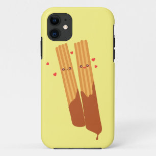 Romantic Sugary Spanish Churros  With Chocolate iPhone 11 Case