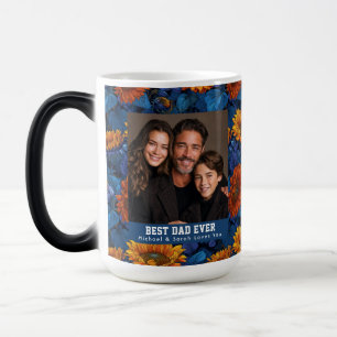 Romantic Sunflower Bouquet First Time Dad Day Iced Magic Mug