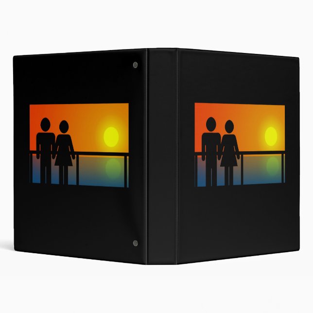 Romantic Sunset Binder (Background)