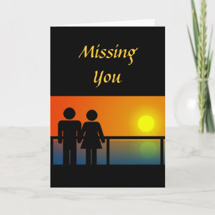 Romantic Sunset Card