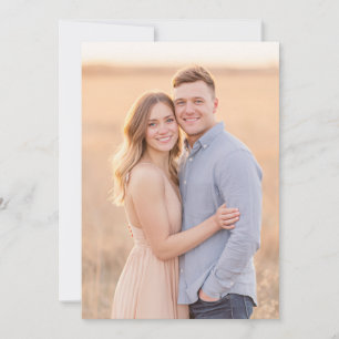 Romantic Sunset Photo Invitation