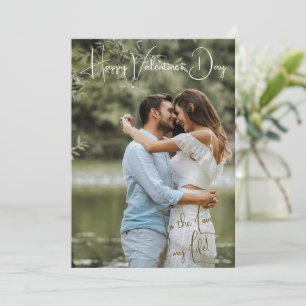 Romantic To The Love of My Life Valentine's Photo Holiday Card