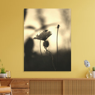 Romantic Trees & Flowers – Botanical Fantasy Boho Canvas Print