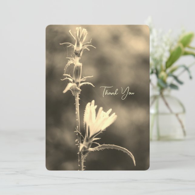 Romantic Trees & Flowers – Botanical Fantasy Boho  Holiday Card (Standing Front)