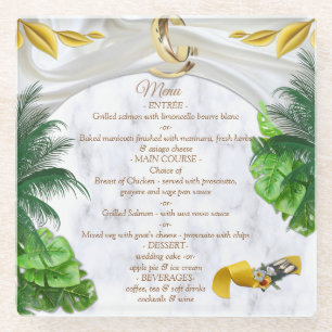 Romantic Tropical  Coasters