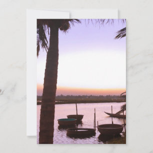 Romantic tropical landscape Case-Mate iPhone case Thank You Card