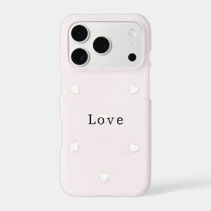 Romantic True Love White Hearts Pink Valentine