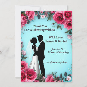 💐 Romantic Turquoise Rose Wedding Theme Set 💐