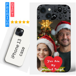 Romantic Valentine day Premium Personalised Photo iPhone 13 Case