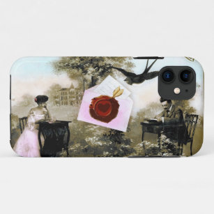 ROMANTIC VALENTINE LETTER ,RED WAX SEAL Case-Mate iPhone CASE