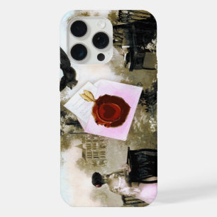ROMANTIC VALENTINE LETTER ,RED WAX SEAL iPhone 15 PRO MAX CASE