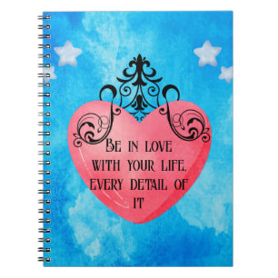Romantic Valentine Pink Heart Notebook
