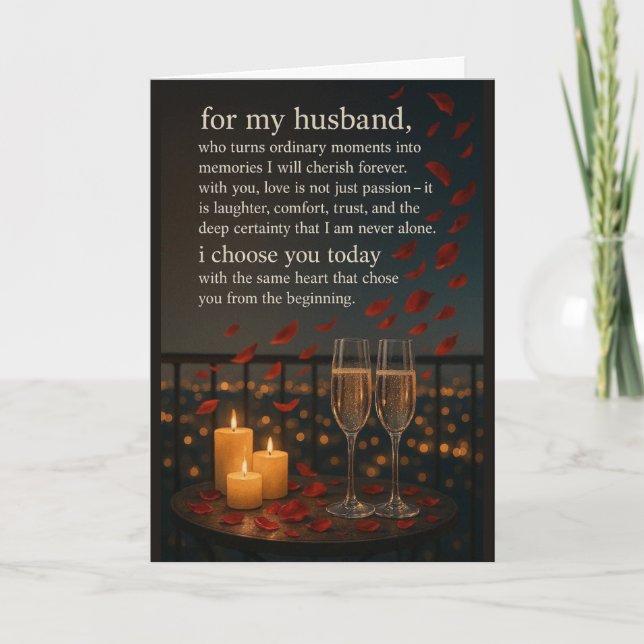 Romantic Valentine’s Cards for My Husband (Front)