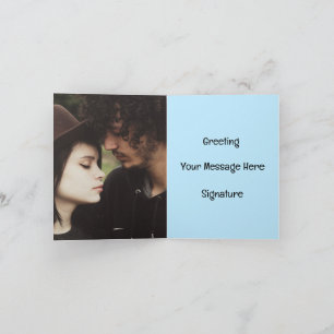 Romantic Valentine’s Day Card Personalized Photo