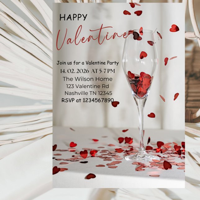 Romantic Valentine’s Day Party Invitation (Creator Uploaded)
