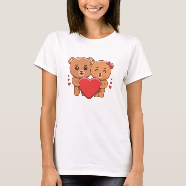 Romantic Valentine’s Day Quote T-Shirt (Front)