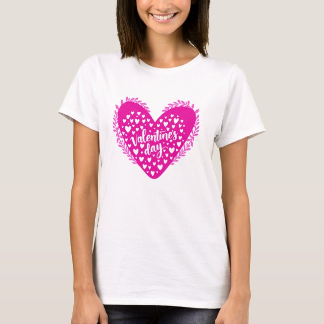Romantic Valentine’s Day Quote  T-Shirt (Front)