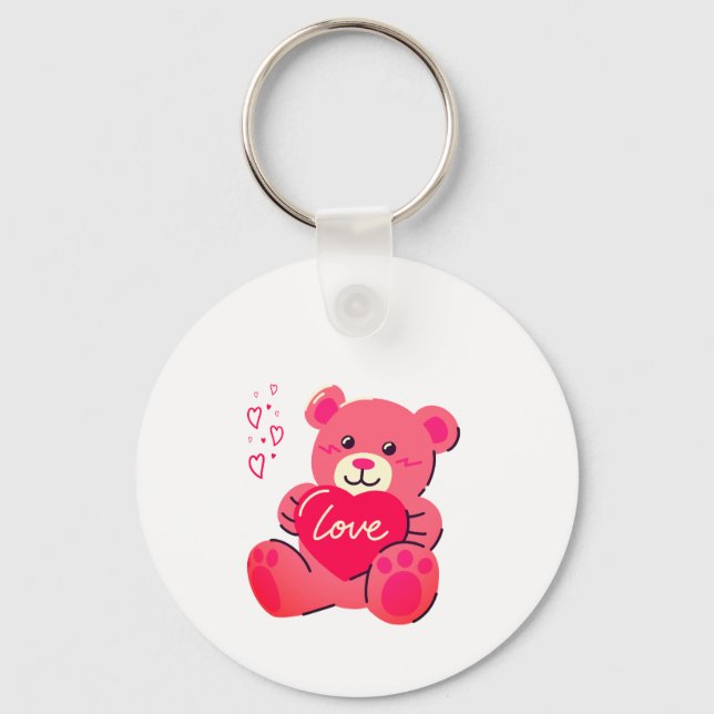 Romantic Valentine’s Gift Keychain (Front)
