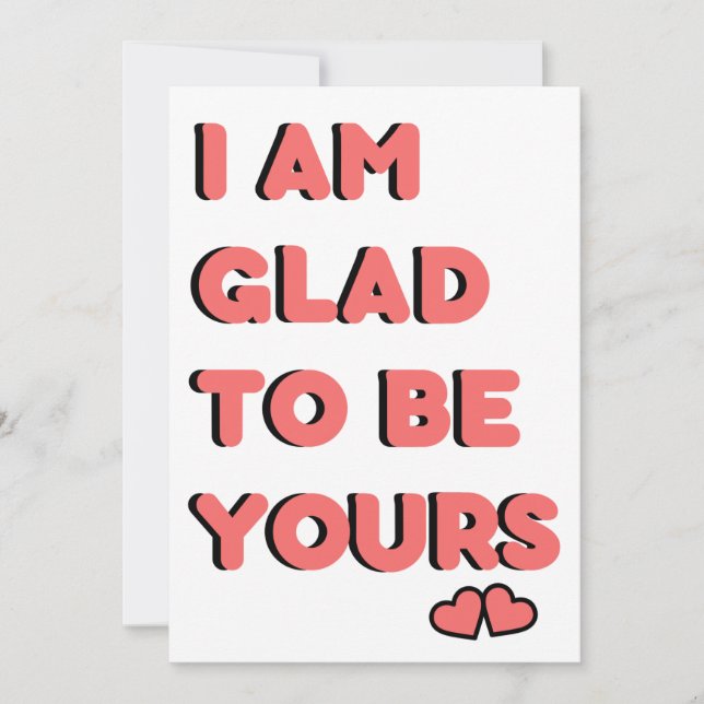 Romantic Valentines Day Card (Front)